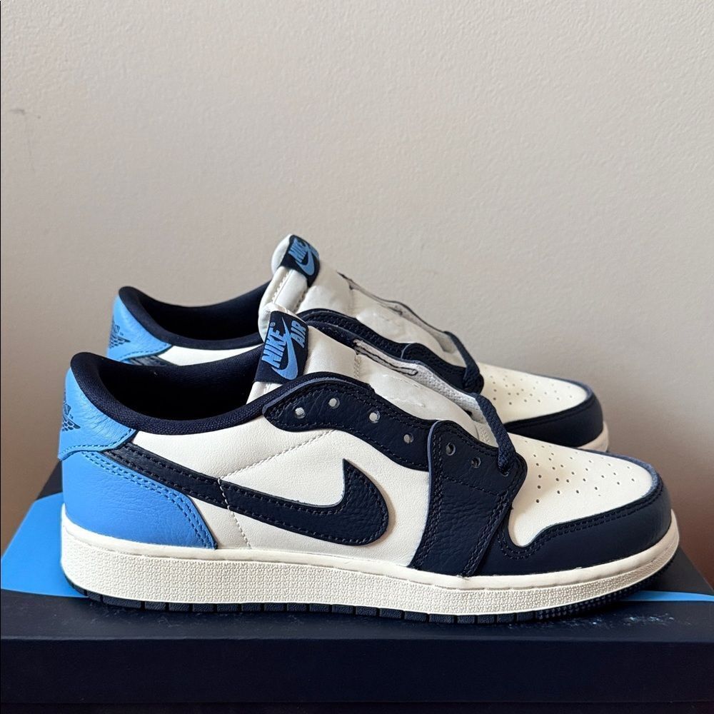 Air Jordan 1 Low OG GS Obsidian Blue CZ0858-400 Size 5Y